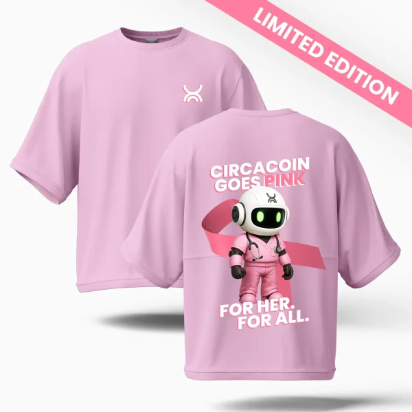 Dr. Sage CirCaCoin Pink Oversized Tee (Limited Edition)